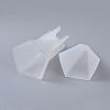 2PCS DIY Pentagonal Aromatherapy Candle Silicone & Plastic Molds DIY-F048-08-2