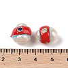 Natural Keshi Pearl with Cubic Zirconia Enamel Beads PEAR-G014-06D-3