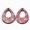 Printed Wood Pendants X-WOOD-S667-019B-3