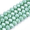 Electroplate Glass Beads Strands X1-EGLA-A034-P6mm-A20-1