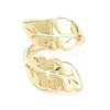 Brass Open Cuff Rings X-RJEW-D016-04G-2