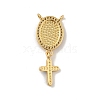 Brass Charms KK-B059-53G-E-2