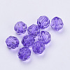 Transparent Acrylic Beads TACR-Q257-6mm-V50-1