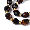Natural Red Tiger Eye Beads Strands G-N342-53-8x6-04-4