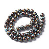 Spray Painted Non-magnetic Synthetic Hematite Beads G-N337-06C-2