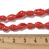 Spray Painted Natural Spiral Shell Beads Strands BSHE-G039-08E-3