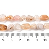 Natural Cherry Blossom Agate Beads Strands G-G146-A31-01-5