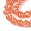 Baking Paint Glass Beads Strands DGLA-N015-10mm-04-3