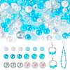 Transparent & Opaque Acrylic Bead LS-OACR-TAC0002-08C-1