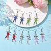 304 Stainless Steel Fairy Dangle Earrings EJEW-MZ00129-2