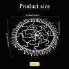 Alloy Rhinestone Mesh Headbands OHAR-WH20007-05P-01-2