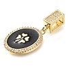 Brass Micro Pave Cubic Zirconia Pendants KK-S049-01G-A-2