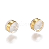 Brass Rings Silicone Ear Nuts SIL-N003-03G-3