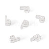 6Pcs 925 Sterling Silver Hollow Initial Beads STER-TA0001-53P-2