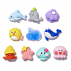 Ocean Theme Opaque Resin Decoden Cabochons X-OCEA-PW0001-77-1