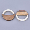 Resin & Walnut Wood Pendants RESI-S358-55-2