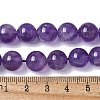 Natural Amethyst Beads Strands G-R446-10mm-21-A-11