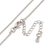 Brass Ball Chain Necklace Making NJEW-B119-05P-1