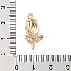 Golden Plated Alloy Enamel Pendants ENAM-L047-01G-05-3