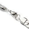 304 Stainless Steel Chain Necklaces NJEW-P295-06P-3