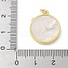 Brass Micro Pave Cubic Zirconia Pendants KK-K298-29C-G-3