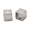 304 Stainless Steel European Beads STAS-D382-02I-P-1