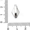 Non-Tarnish 304 Stainless Steel Slide Charms STAS-H219-11P-3