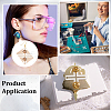 36Pcs Transparent Acrylic Multi-strand Links TACR-PH0001-98-5
