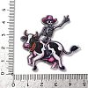 Halloween Theme Opaque Acrylic Pendants OACR-M019-01F-3