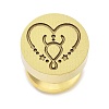 Constellation Golden Tone Wax Seal Brass Stamp Heads STAM-P002-02G-03-1