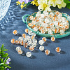 100Pcs Crackle Transparent Glass Beads Strands GLAA-TA0004-11A-5
