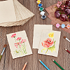 50Pcs Wood Pulp Watercolor Paper DIY-WH0671-347B-4