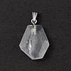 Natural Quartz Crystal Pendants G-F739-03P-04-3