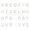 Tarnish Resistant 304 Stainless Steel Alphabet Charms STAS-O073-01-1