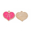 Alloy Enamel Pendants ENAM-H039-03G-C-1