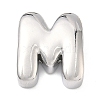 Brass Initial Beads KK-B167-27P-01M-1