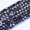 Electroplate Glass Beads Strands LS-EGLA-J042-4mm-AB01-2