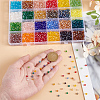 24 Strands 24 Colors Electroplate Glass Beads Strands EGLA-GO0001-10-3