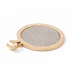 Iron Plating(IP) 304 Stainless Steel Rhinestone Pendant STAS-E151-03P-3