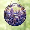 Lavender Acrylic Window Hanging Ornaments PW-WGCF48B-01-2