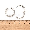 304 Stainless Steel Hoop Earrings for Women EJEW-M068-15E-P-5