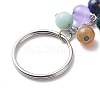 Natural Gemstone Keychain KEYC-JKC00389-5