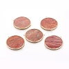 Natural Red Jasper Links connectors G-L514-014B-3