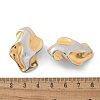 304 Stainless Steel Folds Stud Earrings EJEW-Z084-03GP-03-5