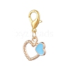 Alloy Enamel Pendant Decorations HJEW-JM00997-2