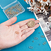 40Pcs 2 Colors Ion Plating(IP) 304 Stainless Steel S-Hook Clasps STAS-PH0007-27-3