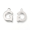 Non-Tarnish 201 Stainless Steel Charms STAS-C021-06P-G-2