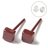 Hypoallergenic Bioceramics Zirconia Ceramic Stud Earrings EJEW-F340-07-1