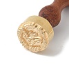 Brass Clay Seal Stamp Set DIY-WH0577-006-1