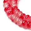 Baking Paint Glass Beads Strands DGLA-C003-01D-4